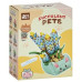 Конструктор суккуленты Bambi 33036-5, Цветы в вазе, 120 деталей (33036-5-RT)