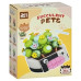 Конструктор суккуленты Bambi 33036-6, Цветы в вазе, 121 деталь (33036-6-RT)