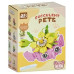 Конструктор суккуленты Bambi 33036-7, Цветы в вазе, 131 деталь (33036-7-RT)