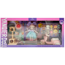 Шарнирная кукла с аксессуарами Bambi 3688-183A, с питомцами, высота 15 см (3688-183A-RT) Шарнирная кукла с аксессуарами Bambi 3688-183A, с питомцами, высота 15 см (3688-183A-RT)
