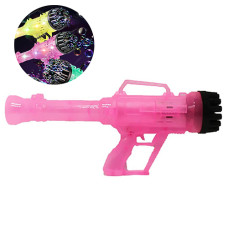 Бластер для мыльных пузырей Bambi 3939-136 A P с подсветкой, Розовый (3939-136 A Pink-RT)