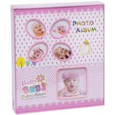 Альбом для фотографий детский Bambi 6072 P на 80 фото, 10х15 см, Розовый (6072 Pink-RT)