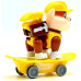 Фигурка Крепыша Bambi 6080/6070 E, со скейтом и значком (6080/6070 E-RT)