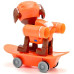 Фигурка Зума Bambi 6080/6070 F, со скейтом и значком (6080/6070 F-RT)