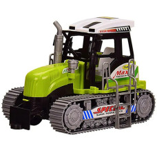 Трактор игрушка Bambi 668 O инерционный, 20.5 см, Оливковый (668 Olive-RT)