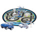 Игровой коврик с машинками Bambi 6688-153C K, Police, дорожные знаки в комплекте (6688-153C-RT)