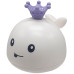 Игрушка для ванной Bambi 7021 W, Кит с фонтаном и подсветкой, 15 см, Белый (7021 White-RT)
