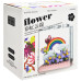 Конструктор цветы в колбе Bambi 7346, Flower Language на 340 деталей (7346-RT)