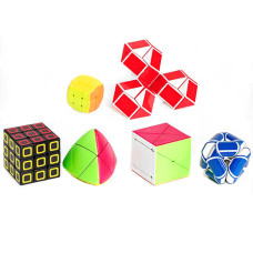 Головоломка Кубик Рубика Bambi 7865 P набор из 6 фигур (7865-RT)