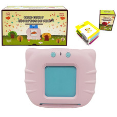 Карманная азбука Монтессори Bambi 8888 P, Котик, 112 карточек, Розовый (8888M Pink-RT)