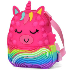 Детский рюкзак для девочки Bambi 9882 Единорог, Розовый, 20 см (9882 Pink-RT) Детский рюкзак для девочки Bambi 9882 Единорог, Розовый, 20 см (9882 Pink-RT)