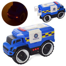 Полицейская машина со светом и звуком Bambi A5577 C на батарейках, 22 см (A5577-4-RT)