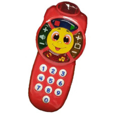 Телефон детский музыкальный Bambi AE00507 на английском языке Красный (AE00507 Red-RT)