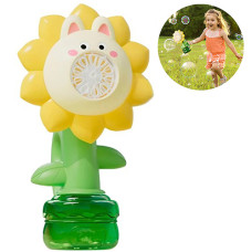 Генератор мыльных пузырей на аккумуляторе Bambi BJC-5A, Flower Bubble Machine (BJC-5A Bunny-Yellow-RT)