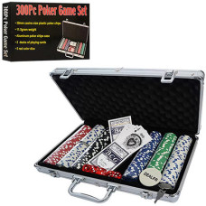 Настольная игра Покер в чемодане Bambi D4 B на 300 фишек (D4-RT) Настольная игра Покер в чемодане Bambi D4 B на 300 фишек (D4-RT)