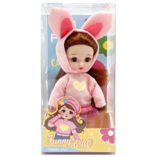 Маленькая шарнирная кукла Bambi DH2368B, Funny EBO, высота 15 см (DH2368B Pink-RT)