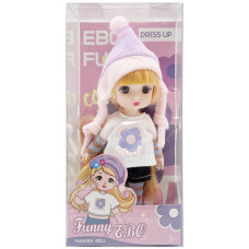 Маленькая шарнирная кукла Bambi DH2368B, Funny EBO, высота 15 см (DH2368B Violet-RT)