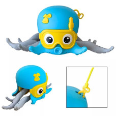 Игрушка каталка на веревочке Bambi HG-5073, Осьминог заводной (HG-5073-RT)