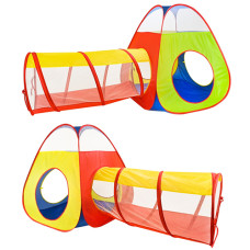 Игровая палатка с туннелем Bambi JY1711-1 Пирамида, 88х88х90 см (JY1711-1-RT)