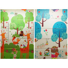 Игровой термоковрик 180х120 см Bambi K6601-5 T двусторонний, складной (K6601-5-RT)