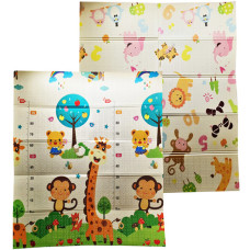 Детский термоковрик Bambi K6603-3 двусторонний, Буквы, 180х200 см (K6603-3-RT)