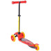 Детский самокат с рюкзаком Bambi LS2114 Cars, со светящимися колесами (LS2114-RT)