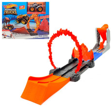 Автотрек с машинкой Bambi MS44, Monster Trucks (MS44 Grey-RT)