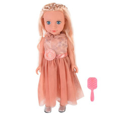 Кукла со светлыми волосами Bambi PL-521-1807 W с расческой Beauty Star, 42 см, Вид 2 (PL-521-1807D Beige-RT)