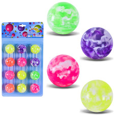 Мяч прыгунчик Блестящий Bambi PR2508 в наборе 12 шт. (PR2508-RT)