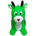 Прыгун для детей Bambi RB2519 Олень, с музыкой и светом, Зеленый (RB2519 Green-RT)