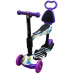 Детский самокат с сиденьем Bambi SC20482 V, со светящимися колесами (SC20482 Violet-RT)