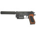 Пистолет с пульками 6 мм Bambi SM729+(SP3F) G с фонариком и глушителем (SM729+(SP3F)-RT)