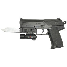 Пистолет с фонариком игрушка Bambi SP3855-R G со штык-ножом и пульками шариками (SP3855-R-RT)
