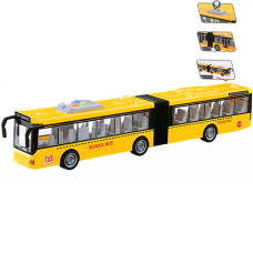Автобус гармошка игрушка Bambi WY913A, со светом и звуком, 43 см (WY913A-RT)