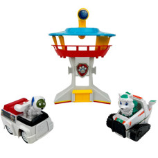 Игровой набор с фигурками Bambi XS802-3 Щенячий патруль, база с транспортом (XS802-3-RT)