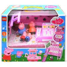 Игровой набор с фигурками Bambi YM601A Свинка Пеппа с семьей (YM601A-RT)