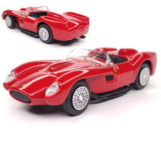 Игрушечный спорткар Bburago 18-36100-13, Ferrari 250 Testa Rossa, 10 см (18-36100-13-RT)