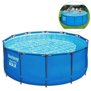 Бассейн каркасный круглый Bestway, Steel Pro max 366х133 см, 11440 л (15428-INT)