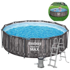 Каркасный бассейн Bestway с лестницей и фильтром, 366х100 см, 9150 л (IP-173200)