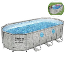 Каркасный бассейн с окнами Bestway круглый  549х274 см, 13430 л (IP-171278)