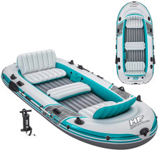 Надувная лодка под мотор Bestway с веслами и насосом, Adventure Elite X5 Raft set (IP-174293)
