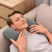 Надувная подушка для сна Bestway с флоковым покрытием, 37х24х10 см (67006-grey-INT)