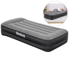 Надувная кровать односпальная Bestway с электронасосом, 97х191x46 см (67401-INT)