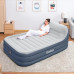 Надувная кровать с изголовьем Bestway двухспальная, 152х226x46 см (67923-INT)
