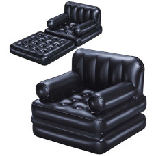 Надувное раскладное кресло Bestway 191х97х64 см, с подлокотниками, Черный (IP-174313)