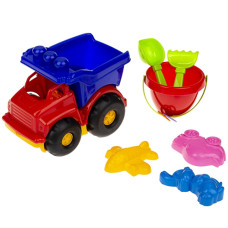 Набор для песочницы с машинкой Colorplast 0183 Тотошка (0183 Dark-Blue-RT)