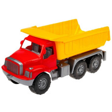 Большой самосвал игрушка Colorplast 0442 R Магирус с откидным кузовом, 50 см (0442 Red-RT)