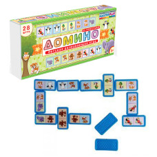 Домино с картинками Colorplast 1-093 Зверюшки (1-093-RT)