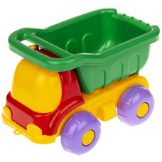 Пластиковая машина Colorplast CL0015, самосвал Пчелка, 25 см (CL0015 Green-RT)