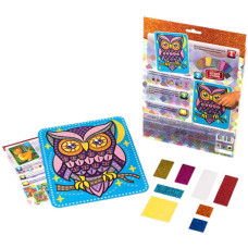 Мозаика блестящая Danko Toys БМ-02-08 M, Сова, 20.6х26 см (БМ-02-08-RT)